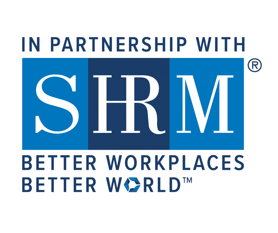 "In partnership with SHRM. Better workplaces. Better World."